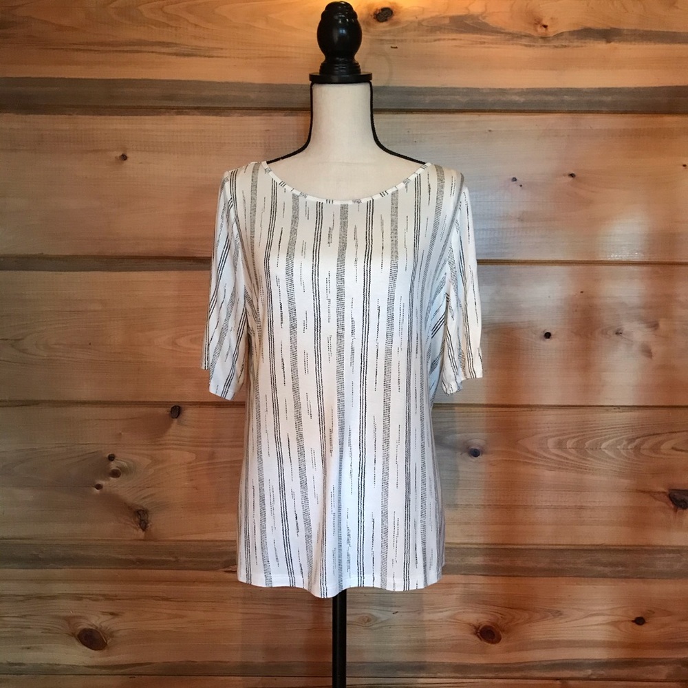 Apt 9 Modern Essentials Elbow Sleeve Top